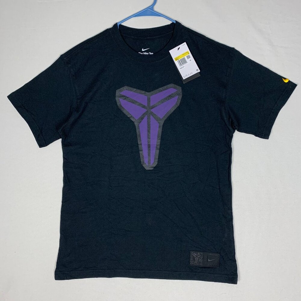 Nike Kobe Max90 Basketball Short Sleeve Loose Fit T-shirt Small FZ8071-010